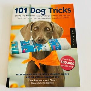 101 DOG TRICKS PAPERBACK BOOK PET TRAINING